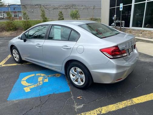 Alabaster Silver Metallic 2015 Honda Civic LX