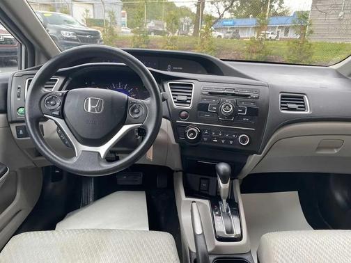 Alabaster Silver Metallic 2015 Honda Civic LX