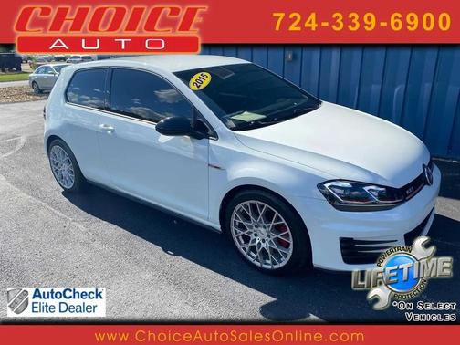 Pure White 2015 Volkswagen Golf GTI S 6M 2-Door