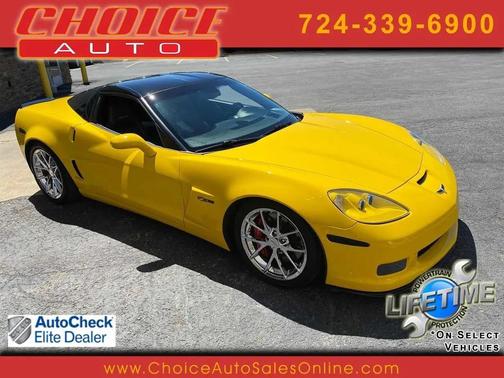 Velocity Yellow Tintcoat 2007 Chevrolet Corvette Z06