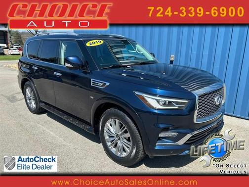 Hermosa Blue 2019 INFINITI QX80 Luxe