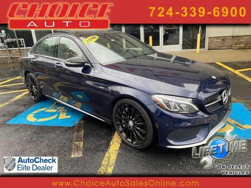 Lunar Blue Metallic 2016 Mercedes-Benz C-Class C 450 AMG 4MATIC