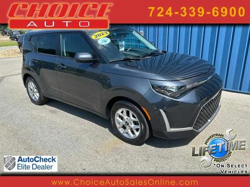 Gravity Gray 2023 Kia Soul LX CVT