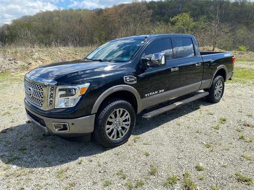 Magnetic Black 2018 Nissan Titan XD Platinum Reserve