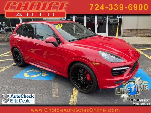 Red 2013 Porsche Cayenne GTS