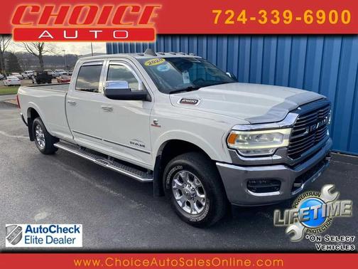 Pearl White 2020 RAM 2500 Laramie Crew Cab LWB 4WD