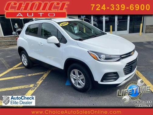 Summit White 2022 Chevrolet Trax LT