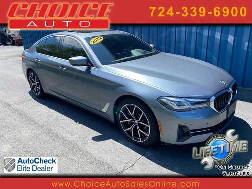 Bluestone Metallic 2022 BMW 530 i