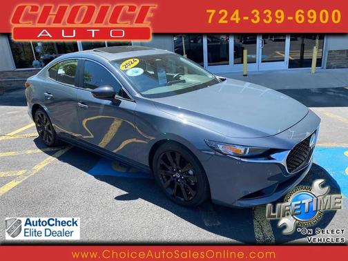 Polymetal Gray Metallic 2024 Mazda Mazda3 AWD w/Preferred Package