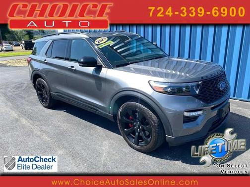 Carbonized Gray Metallic 2023 Ford Explorer ST