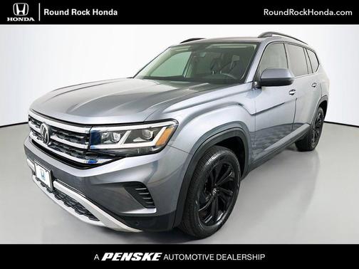 Blue Metallic 2022 Volkswagen Atlas 3.6L SE w/Technology