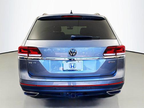 Blue Metallic 2022 Volkswagen Atlas 3.6L SE w/Technology