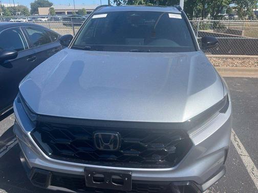 Solar Silver Metallic 2025 Honda CR-V Hybrid Sport FWD