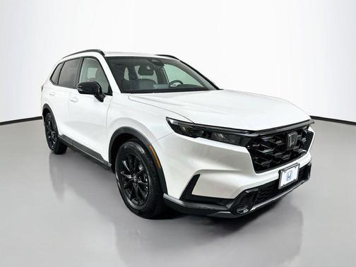 Platinum White Pearl 2026 Honda CR-V Hybrid Sport FWD