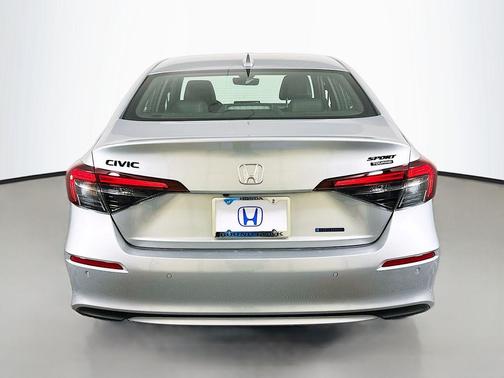 Solar Silver Metallic 2026 Honda Civic Hybrid Sport