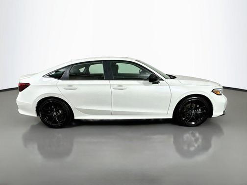 Platinum White Pearl 2026 Honda Civic Hybrid Sport