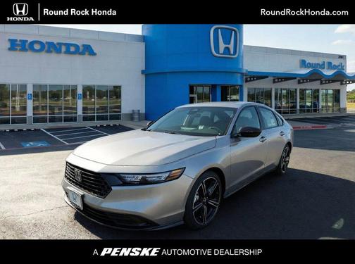 Silver Metallic 2026 Honda Accord Hybrid Sport