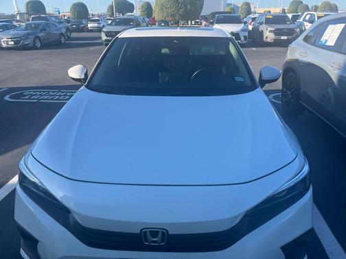 Platinum White Pearl 2022 Honda Civic EX
