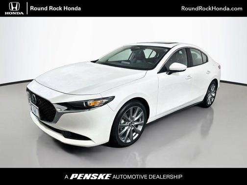 Snowflake White Pearl Mica 2026 Mazda Mazda3 FWD w/Preferred Package