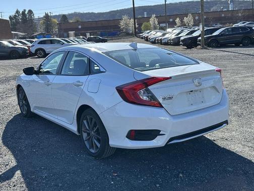 Platinum White Pearl 2020 Honda Civic EX