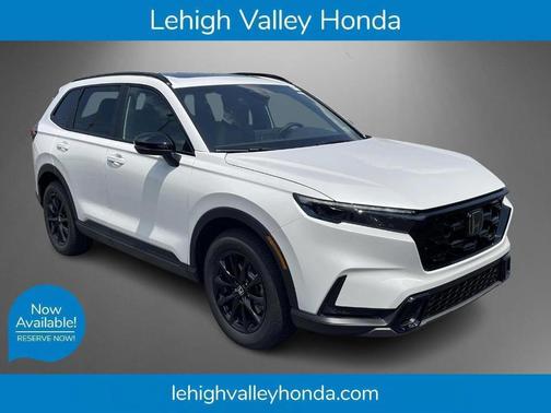 Platinum White Pearl 2026 Honda CR-V Hybrid Sport-L