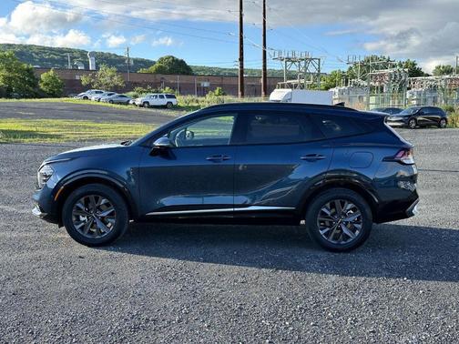 Blue 2025 Kia Sportage Hybrid SX-Prestige