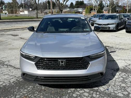 Solar Silver Metallic 2026 Honda Accord Hybrid Sport