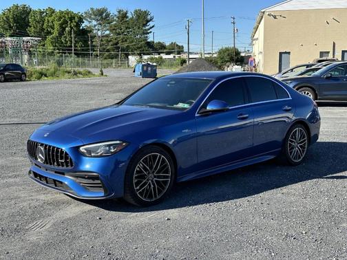 Starling Blue Metallic 2023 Mercedes-Benz AMG C 43 Base 4MATIC