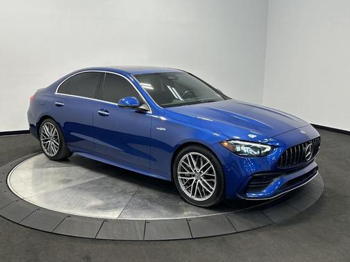 Starling Blue Metallic 2023 Mercedes-Benz AMG C 43 Base 4MATIC
