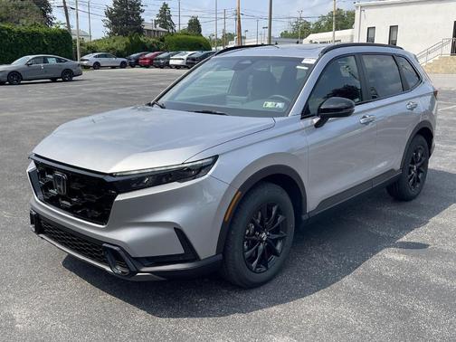 Solar Silver Metallic 2026 Honda CR-V Hybrid Sport-L