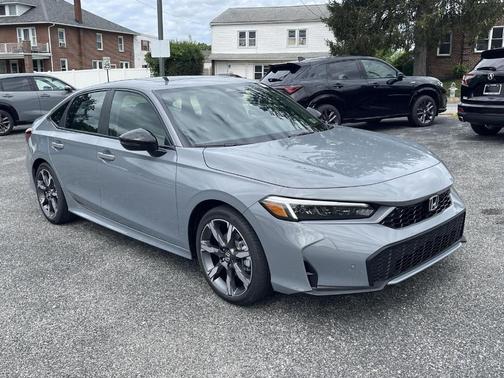 Urban Gray Pearl 2026 Honda Civic Hybrid Sport Touring