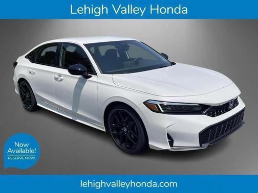Platinum White Pearl 2026 Honda Civic Sport