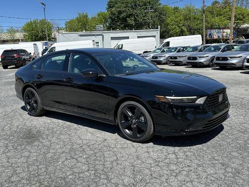 Crystal Black Pearl 2026 Honda Accord Hybrid Sport-L