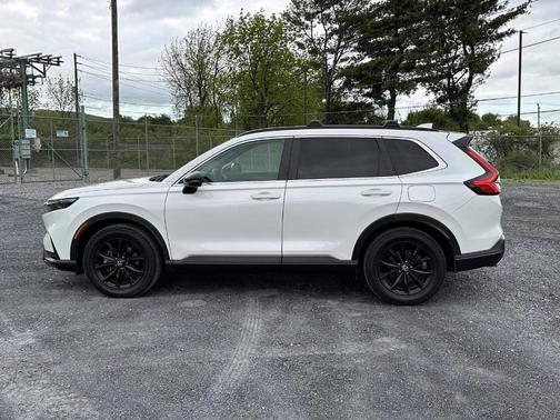 Platinum White Pearl 2024 Honda CR-V Hybrid Sport-L