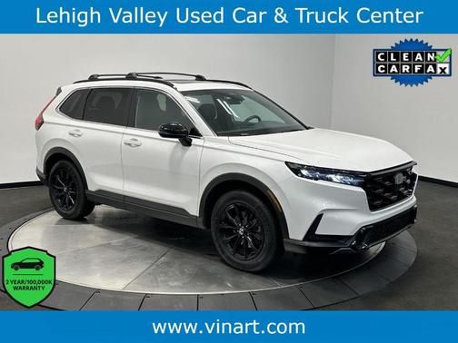 Platinum White Pearl 2024 Honda CR-V Hybrid Sport-L