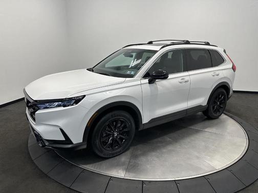Platinum White Pearl 2024 Honda CR-V Hybrid Sport-L