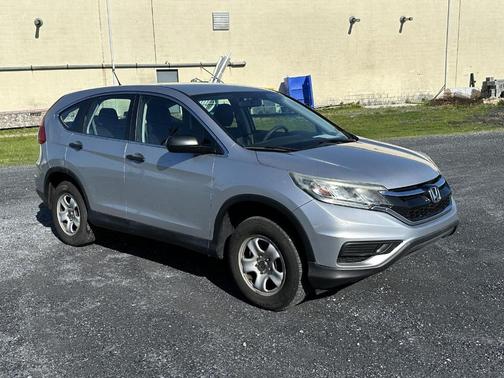 Alabaster Silver Metallic 2015 Honda CR-V LX