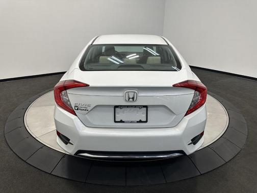 Platinum White Pearl 2020 Honda Civic LX