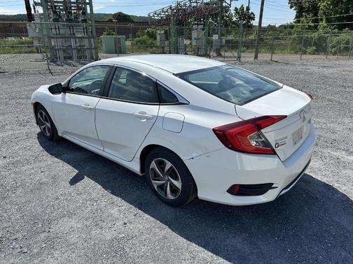 Platinum White Pearl 2020 Honda Civic LX
