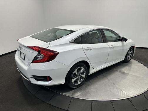 Platinum White Pearl 2020 Honda Civic LX
