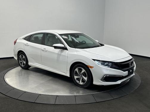 Platinum White Pearl 2020 Honda Civic LX