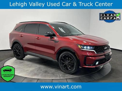 Passion Red Tintcoat 2022 Kia Sorento SX