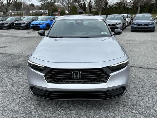 Solar Silver Metallic 2026 Honda Accord Hybrid Sport-L