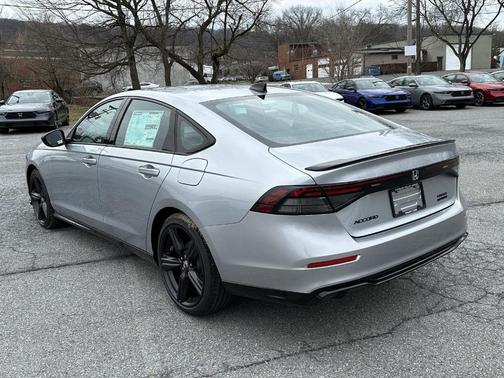Solar Silver Metallic 2026 Honda Accord Hybrid Sport-L