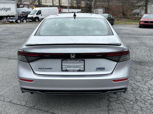 Solar Silver Metallic 2026 Honda Accord Hybrid Sport-L