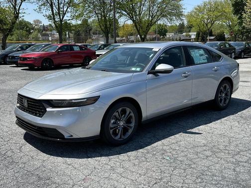 Solar Silver Metallic 2026 Honda Accord Hybrid EX-L