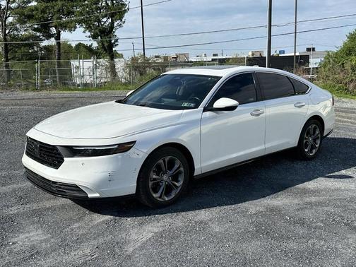 Platinum White Pearl 2023 Honda Accord Hybrid EX-L