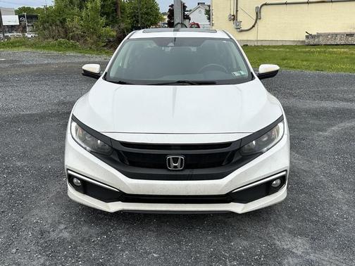 Platinum White Pearl 2021 Honda Civic EX