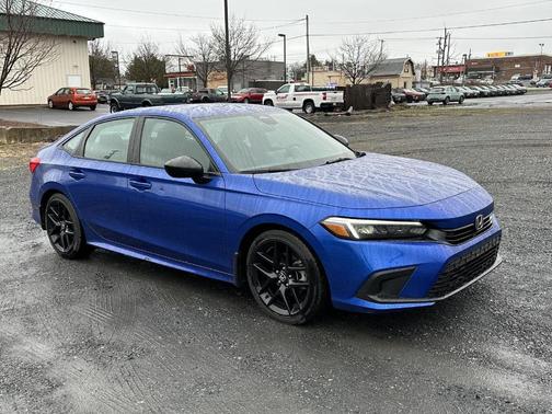 Aegean Blue Metallic 2024 Honda Civic Sport