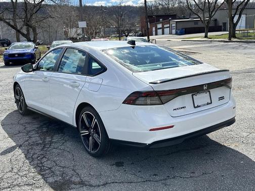 Platinum White Pearl 2026 Honda Accord Hybrid Sport
